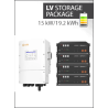 19.2 kWh LV Storage Package - Solis 15kW 3PH Hybrid LV + 4x Pylontech US5000