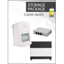 Solis 1ph 3.6kW Storage Hybrid / BYD LVS 4kWh Package