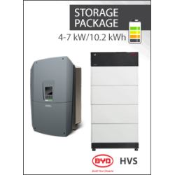 10.2 kWh Energy Storage Pack - Kostal Plenticore G3 S + 4x BYD HVS