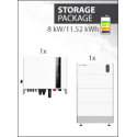 11.52 kWh Energy Storage pack - Solis S6-EH3P-8K + 3x Dyness Tower Pro