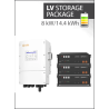 14.4 kWh LV Storage Package - Solis 8kW 3PH Hybrid LV + 3x Pylontech US5000