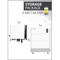 7.68 kWh Energy Storage pack - Solis S6-EH3P-6K + 2x Dyness Tower Pro