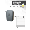7.68 kWh Energy Storage Pack - Kostal Plenticore G3 S + 2x Dyness Tower Pro