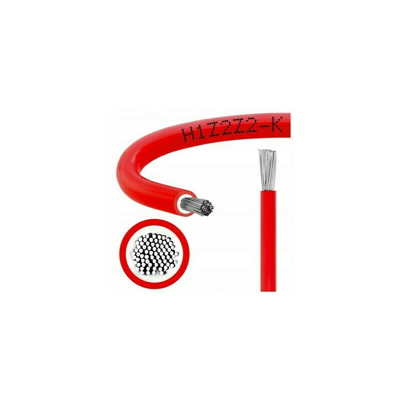 Kabel solární H1Z2Z2-K 01X10 1 kV RED měděný
