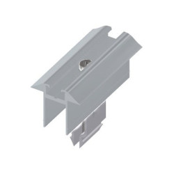 Hliníkový středový úchyt pro panel 30 a 35mm přírodní povrch zacvakávací