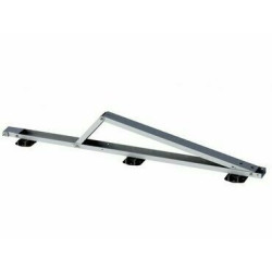 Konstrukce JIH 15° s prodloužením a spojkou pro panel šířky 100-107 cm s patkami