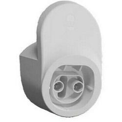 Držák kabelu a konektoru - plastový bílý