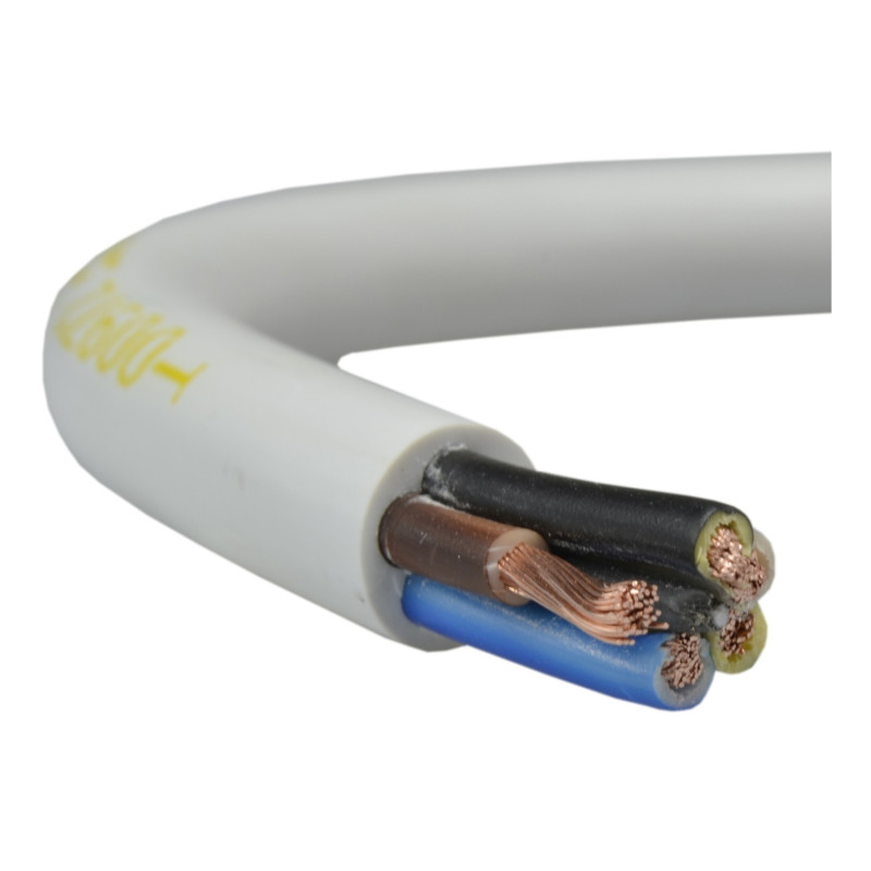 OWY cable 5x6mm2 300/500V white, cord