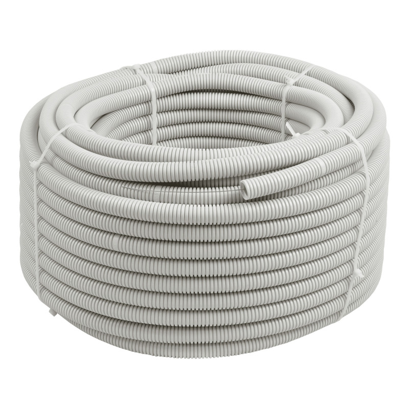 Corrugated pipe / conduit 32/15 / grey