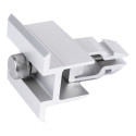 Middle clamp / universal "CLICK" 50 mm - silver / ALU