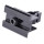 Middle clamp / universal "CLICK" 50 mm - black / ALU