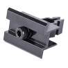 Middle clamp / universal "CLICK" 50 mm - black / ALU