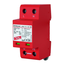 Surge arrester DEHN AC 1-phase T1+T2 / 941110 DSH TNS 255VAC