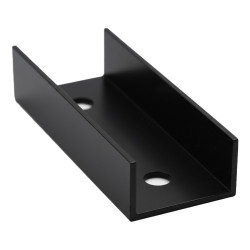 Connector for mounting profiles. 120x40x25 / ALU / Black