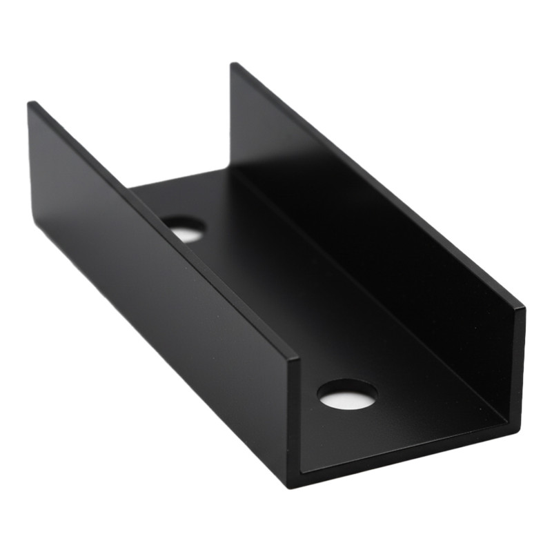 Connector for mounting profiles. 120x40x25 / ALU / Black