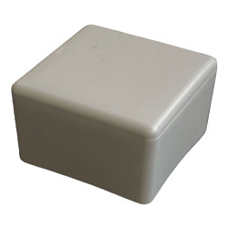 Cover cap for the mounting profile (cut) / Grey