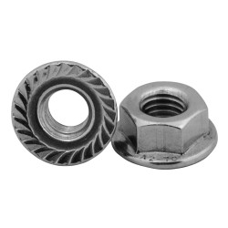 Flange nut DIN 6923 - M8 / A2 / pack of 100 pcs.