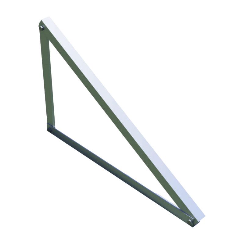 Mounting triangle - vertical 15 degrees / ALU / Set