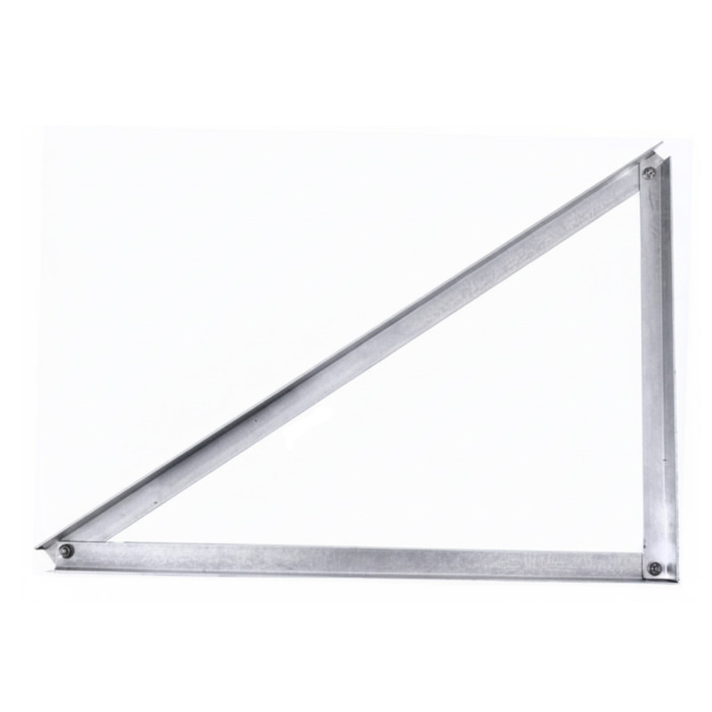 Mounting triangle - vertical 30 degrees / ALU / Set