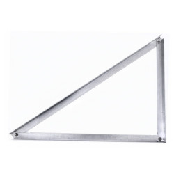 Mounting triangle - horizontal 30 degrees / ALU / Set