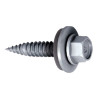 Screw (bimetal) RP-T2 double thread 6.0x25 E16 / A2 / pack of 100 pcs.