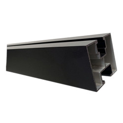 Mounting profile F806 40x40, 2400mm / Black