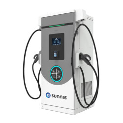 Sunnic Integrated DC fast Charger dual charging ports 80 kW