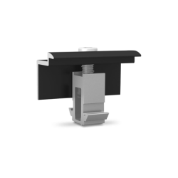 DomeClamp End Clamp 30-50 mm, black anodized