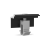 DomeClamp End Clamp 30-50 mm, black anodized