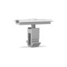 DomeClamp Middle Clamp Silver 30-50 mm