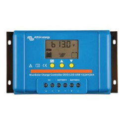 Victron Energy BlueSolar PWM DUO-LCDandUSB 12/24V-20A