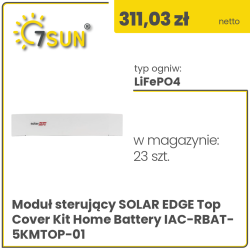Solar Edge Top Cover Kit Home Battery IAC-RBAT-5KMTOP-01