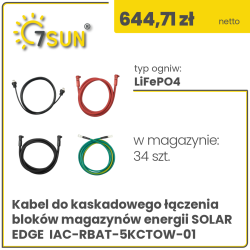 Solar Edge cable for cascade connection of energy storage blocks IAC-RBAT-5KCTOW-01