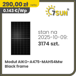 Aiko-A475-MAH54Mw Black frame