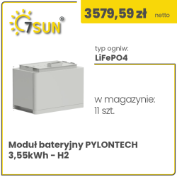 Pylontech 3.55kWh battery module - H2