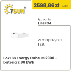 FoxESS Energy Cube CS2900 / battery 2,88 kWh