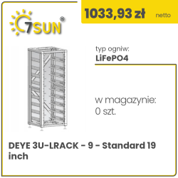 Deye 3U-LRack - 9 - Standard 19 inch