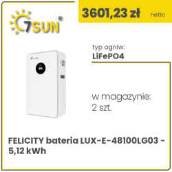 Felicity battery LUX-E-48100LG03 5,12 kWh