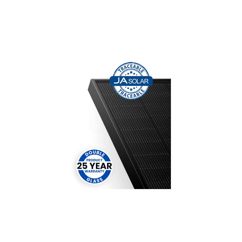 450W N-type Bifacial Traceable LB All Black Hail Resistance Class 4 with MC4