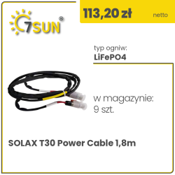 Solax T30 Power Cable 1,8m