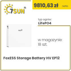 FoxESS storage battery HV EP12