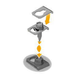 Potential equalisation plate