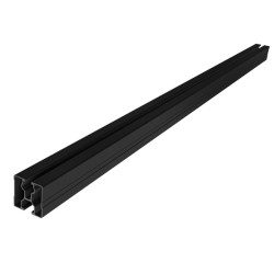 Module support profile RAIL 40 - 4750 mm, black anodised