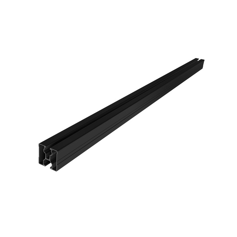 Module support profile RAIL 40 - 4750 mm, black anodised