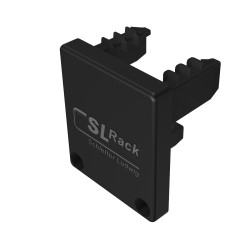 Plastic end cap RAIL 35, black