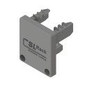Plastic end cap RAIL 35, gray